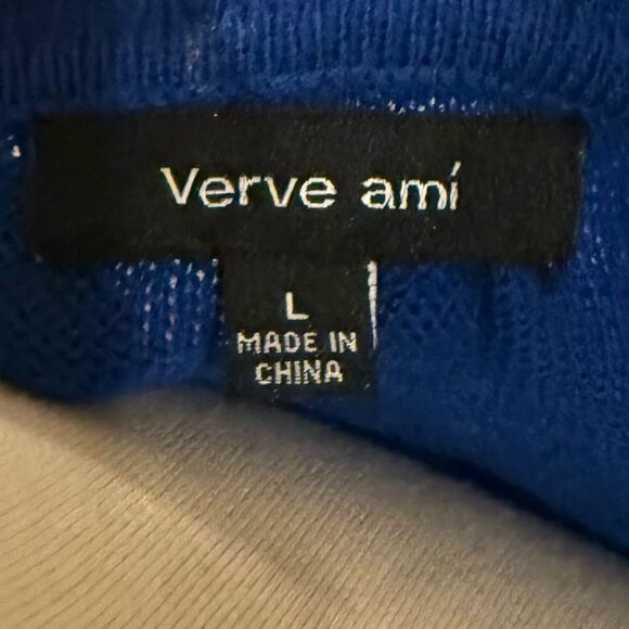 “Happy Challa Days” Knit Sweater Size L Royal Blue Hanukkah MenorahJewishHoliday - Picture 10 of 10